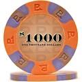 Trademark NexGen 9g Pro Classic Style $1000 Poker Chips, Orange, 100/Set (886511354210)