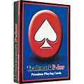 Trademark Poker Premium Poker Size Playing Cards, Red (844296037643)