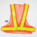 Trademark Stalwart™ Ultra-Bright 16 LED Flashing Safety Vest; Orange
