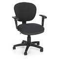 OFM Lite Use 150-AA-128 Fabric Computer Task Chair with Arms; Gray