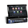 Boss® In-Dash Single DIN 7 Motorized Touchscreen Monitor DVD Player With Front USB-Port
