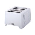 Brentwood® 4-Slice 1300 W Toaster; White