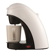 Brentwood® 120 W Single Cup Coffee Maker; White (93589523M)