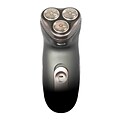 vivitar® 3 Head Rotary Rechargeable Cordless Shaver Contours to Face/Chin/Jaw; Black
