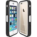 Amzer® CRUSTA™ Tempered Glass Rugged Case With Holster For iPhone 6; Black/White