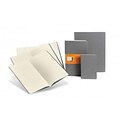 Moleskine Cahier Journal Plain Notebook Extra Large Set of 3, Gray