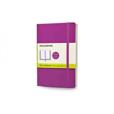 Moleskine Pocket Plain Notebook; Orchid Purple