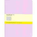 Moleskine Cahier Journal Squared Notebook Extra Large Set of 3, Multi