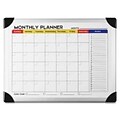 Lorell Dry-Erase Magnetic Planner Board; Silver