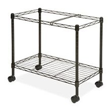 Lorell Mobile File Cart, Black