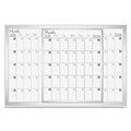 Lorell Magnetic Dry-Erase Calendar Board, Frost