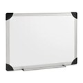 Lorell Aluminum Frame Dry Erase Board, Silver, 36