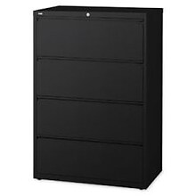 Lorell Lateral Files, Black, 42