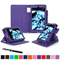 roocase Tablets Dual View Folio Case, Purple
