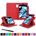 roocase Tablets Dual View Folio Case, Red