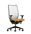 HONÂ® NucleusÂ® Knit Mesh Back Office/Computer Chair, Adjustable Arms, Inertia Mustard Fabric