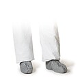 Dupont® Shoe Covers, Tyvek, Low Elastic Top, Gray, 200/CT