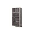 Monarch Specialties Inc. I 7060 48 Bookcase/Adjustable Shelves, Dark Taupe