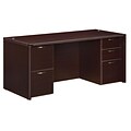 DMI® Fairplex Collection in Mocha, 29 Laminate Executive Desk (700431)