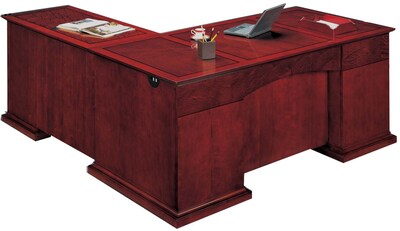 DMI Office Furniture Del Mar 730247 30 Wood/Veneer Right Executive L Desk, Sedona Cherry