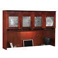 DMI Office Furniture Del Mar 7302404 4-Cabinet Wall Mountable Overhead Storage; Sedona Cherry