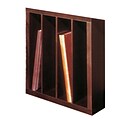 DMI Office Furniture Governors 735040 13 Laminate Organizer for Bridge Risers; Mahogany