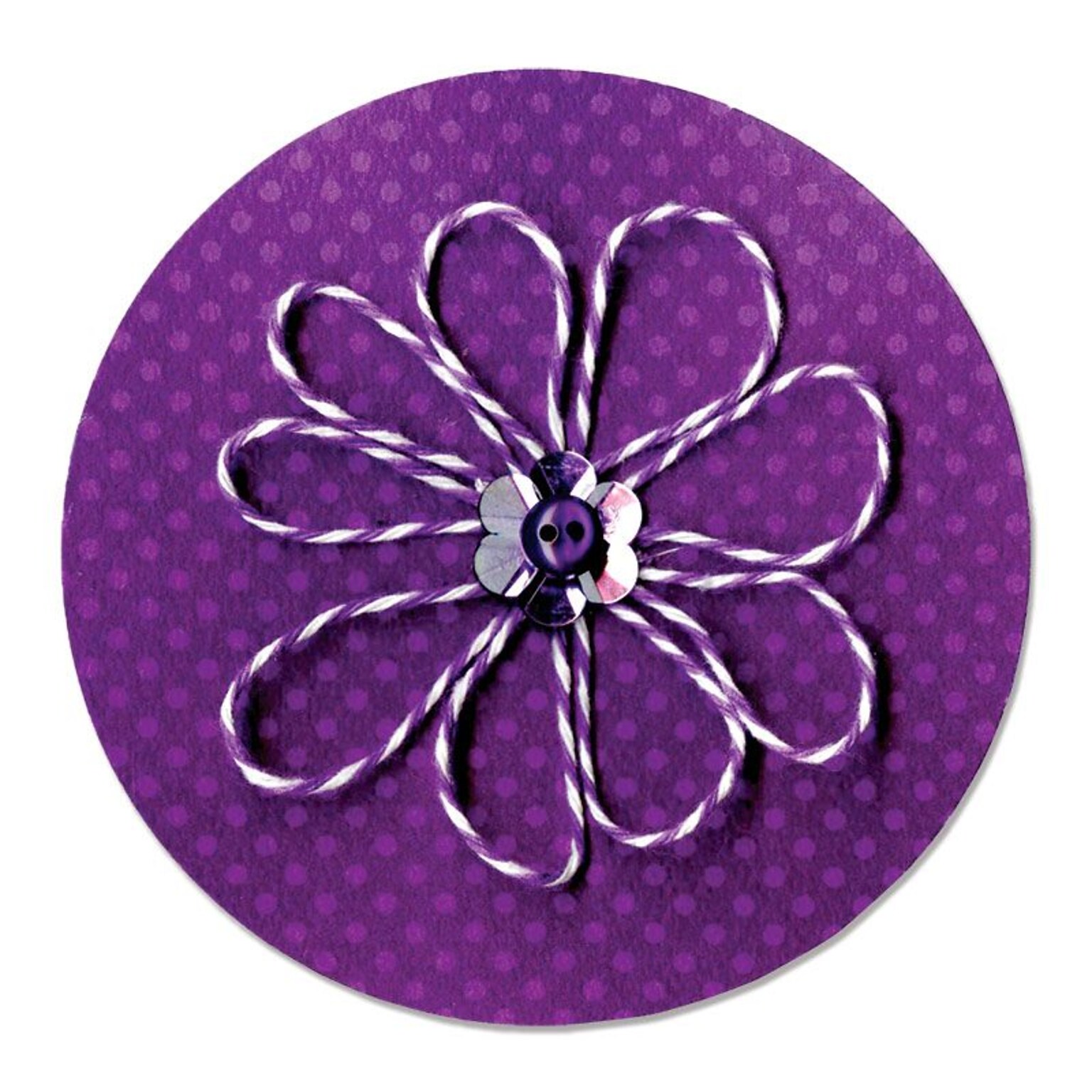 Sizzix Bigz Die Circle Purple 4