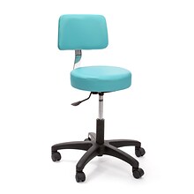 Brandt Econobuoy 13422 14 Pneumatic Stool with Backrest, Aqua