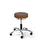 Brandt Airbuoy 17421RR 14" Pneumatic Stool with Ring Release, Chestnut Brown