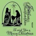 Stampendous® 4 x 6 Sheet Perfectly Clear Christmas Stamps, Christmas Nativity