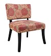 Powell Pink Flower Side Chair
