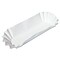 HOFFMASTER Hot Dog Trays, 2H x 6W x 2D, White, 500/Sleeve, 6 Sleeves/Carton