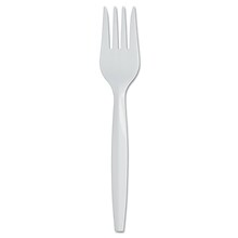 Dixie Ultra SmartStock Series-B Plastic Fork Refills, Medium-Weight, White, 960/Carton (SSF21P)