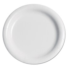 Solo Bare® Eco-Forward® Paper Medium-Weight Plates 9, White, 500/Carton (SCC MWP9B)