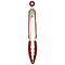 Starfrit® 9 Silicone Tongs; Red