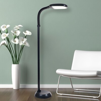 Lavish Home 72-1515 LED Sunlight Floor Lamp, Black