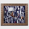 Trademark Fine Art BL01218-G1620F La Rive Gauche 2002 by Catherine Abel 16 x 20 Framed Art