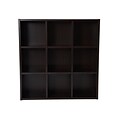 Boraam Techny Collection Tobey Bookcase, Espresso, 47 x 47 x 11