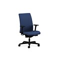 HON® Ignition® Mid-Back Office/Computer Chair, Adjustable Arms, Classic Blue Fabric