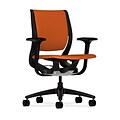 HON® Purpose® Mid-Back Desk or Computer Chair, Upholstered, Tangerine