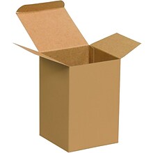 4 x 4 x 6 White Reverse Tuck Folding Carton  (250/case)