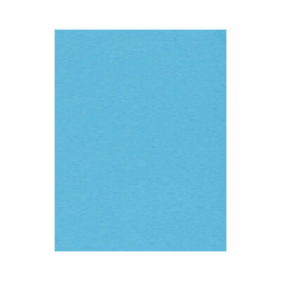 LUX Colored Paper, 28 lbs., 8.5" x 11", Bright Blue, 50 Sheets/Pack (81211-P-13-50)
