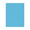 LUX Colored Paper, 28 lbs., 8.5 x 11, Bright Blue, 50 Sheets/Pack (81211-P-13-50)