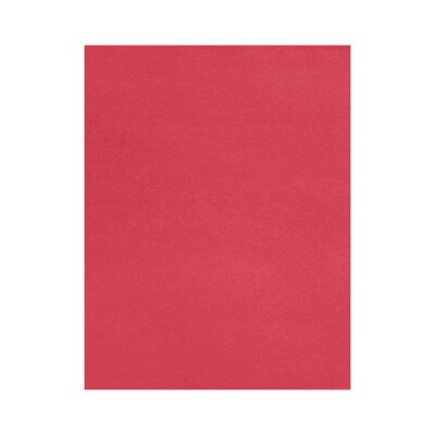 LUX Colored Paper,  28 lbs., 8.5 x 11, Holiday Red, 500 Sheets/Pack (81211-P-20-500)