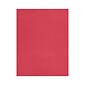 LUX 8.5" x 11" Colored Paper, 32 lbs., Holiday Red, 50 Sheets/Pack (81211-P-20-50)