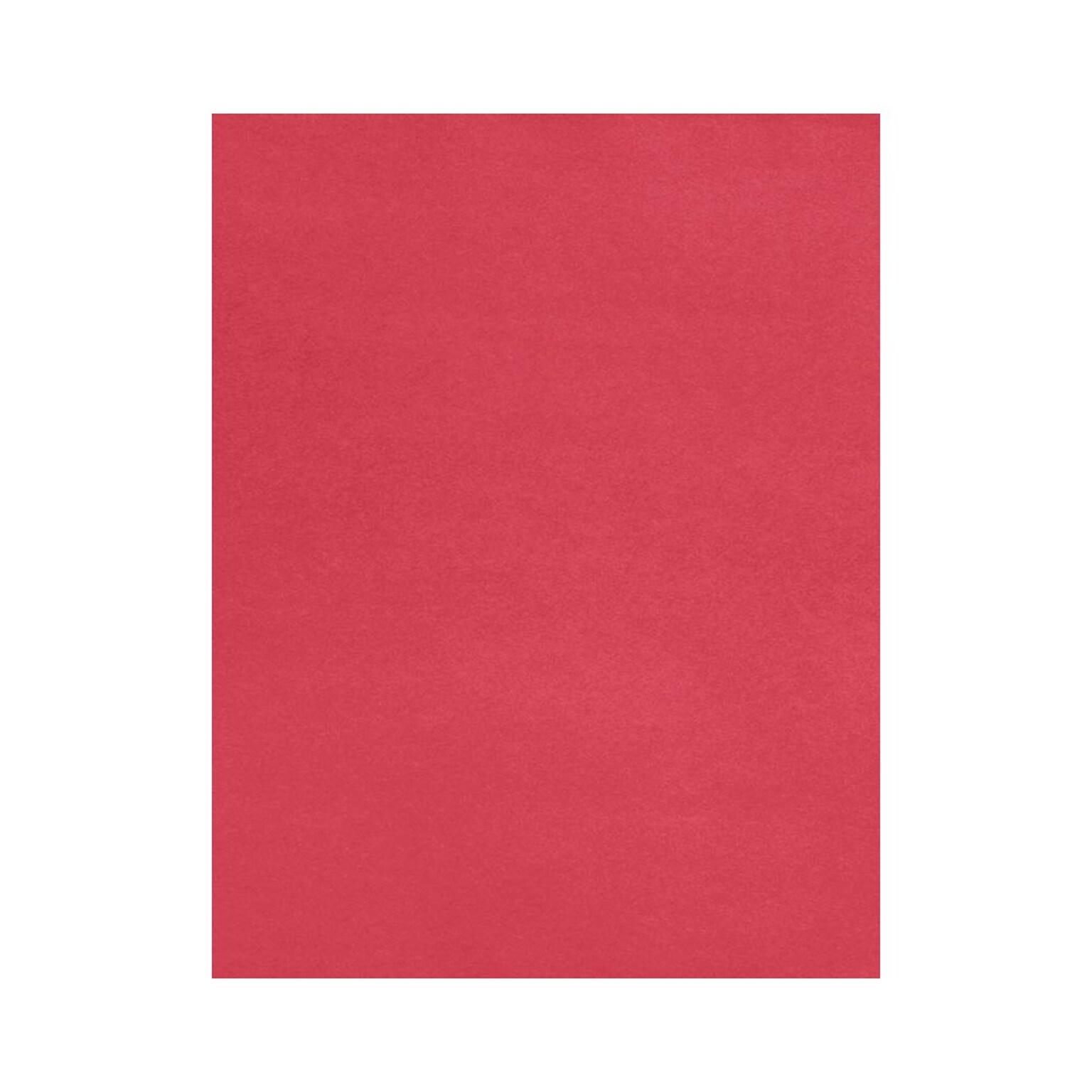 LUX 8.5 x 11 Colored Paper, 32 lbs., Holiday Red, 50 Sheets/Pack (81211-P-20-50)
