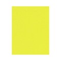 Lux Paper 8.5 x 11 inch 80 lbs. Electric Yellow 500/Pack