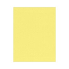 LUX 8.5 x 11 Business Pper, 28 lbs., Pastel Canary Yellow, 50 Sheets/Pack (81211-P-65-50)