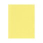 LUX 8.5" x 11" Business Pper, 28 lbs., Pastel Canary Yellow, 50 Sheets/Pack (81211-P-65-50)