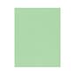 LUX 65 lb. Cardstock Paper, 8.5" x 11", Pastel Green, 50 Sheets/Pack (81211-C-67-50)